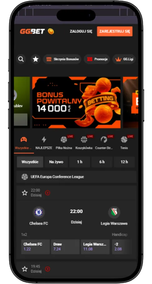 GGbet bonus bez deposytu 100 zl